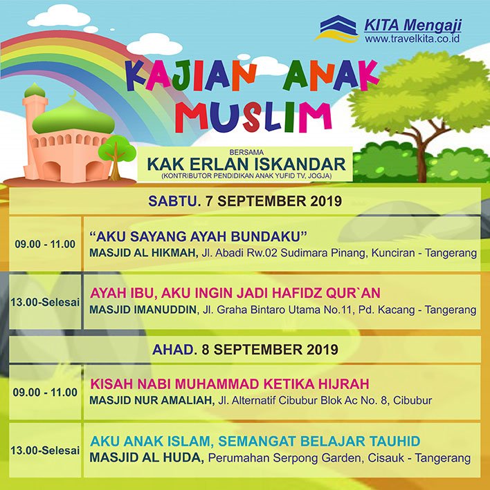 Kajian Anak Muslim Bersama Kak Erlan