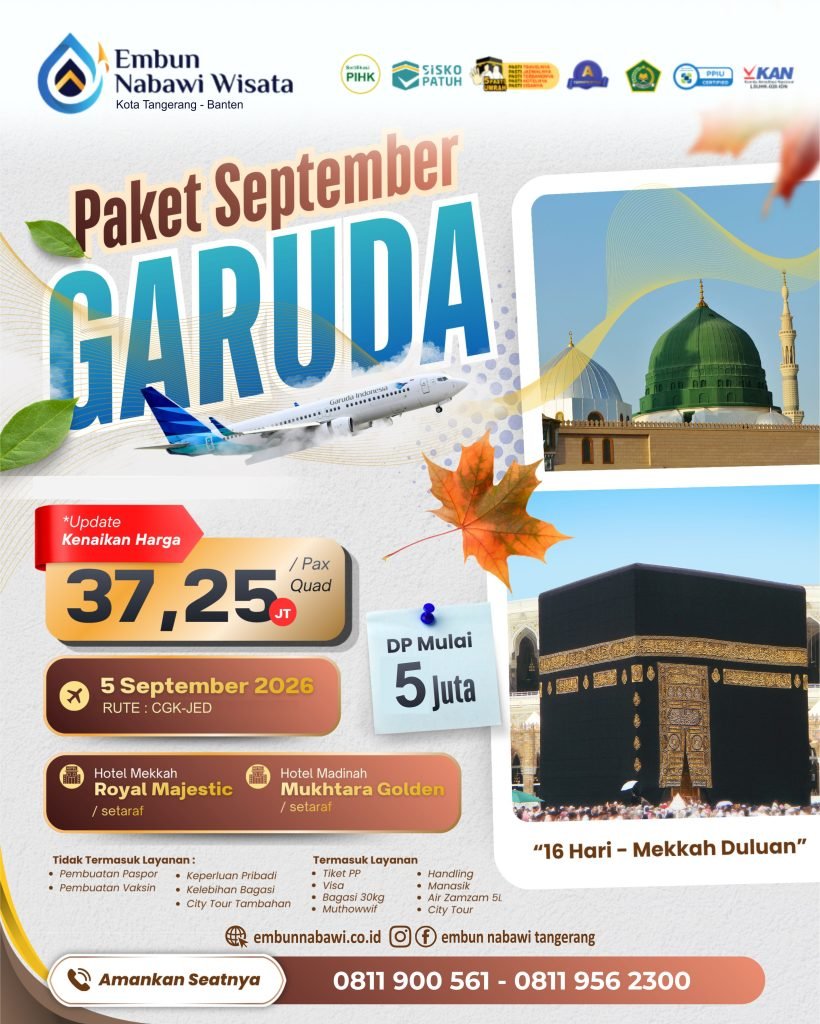 UMROH SEPTEMBER MEKKAH DULUAN