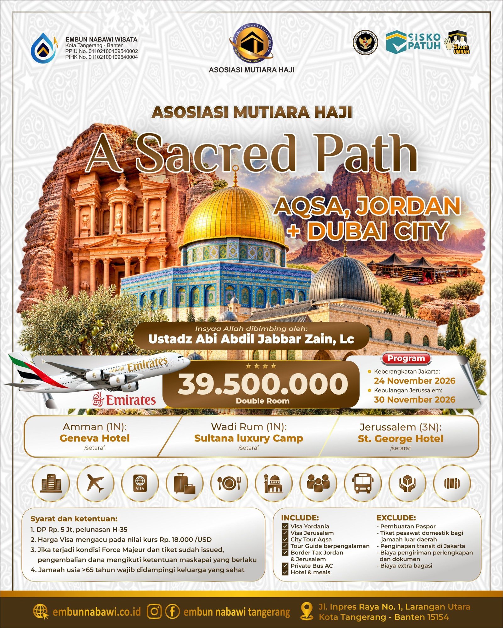 A SACRED PATH AQSA, JORDAN + DUBAI CITY