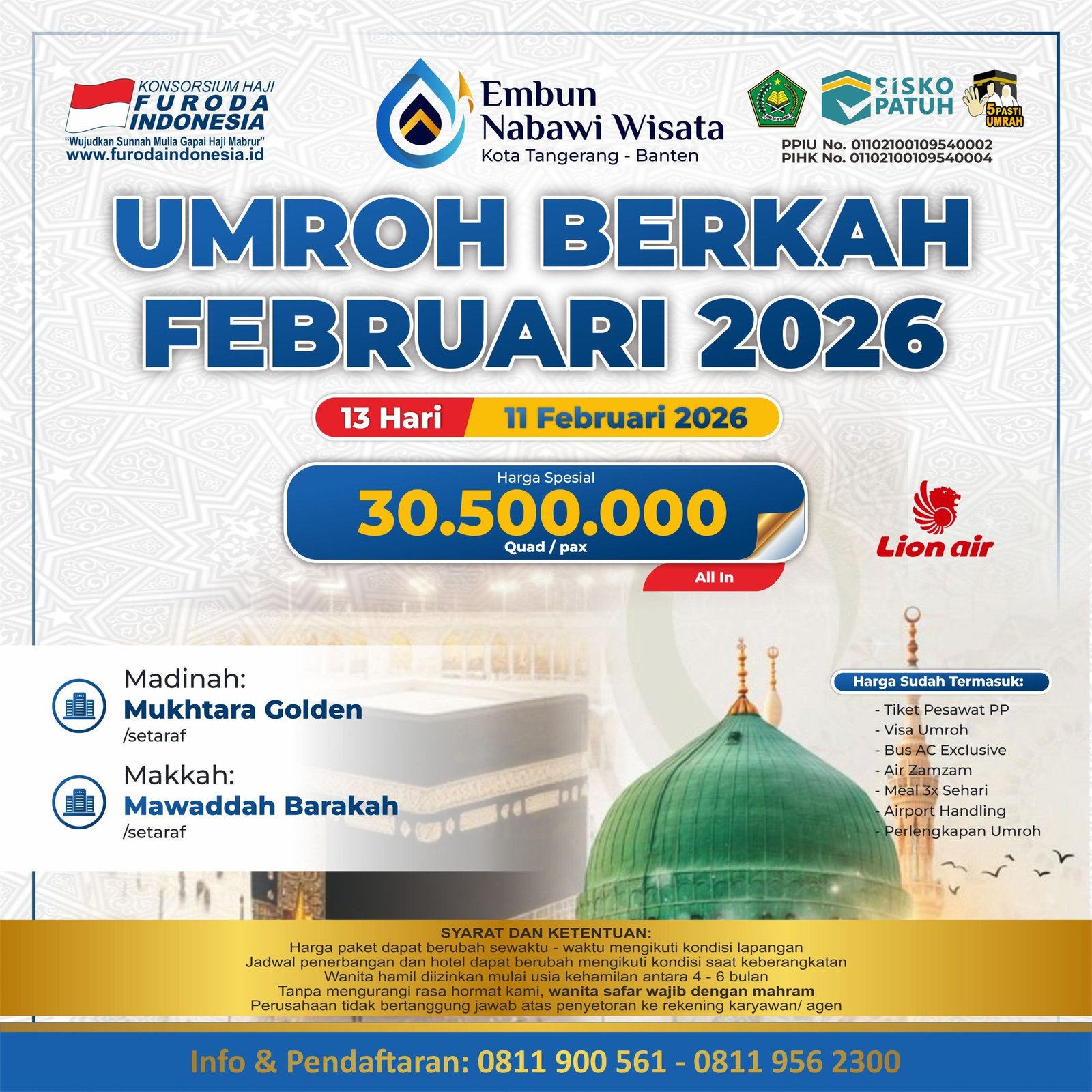 UMROH BERKAH FEBRUARI