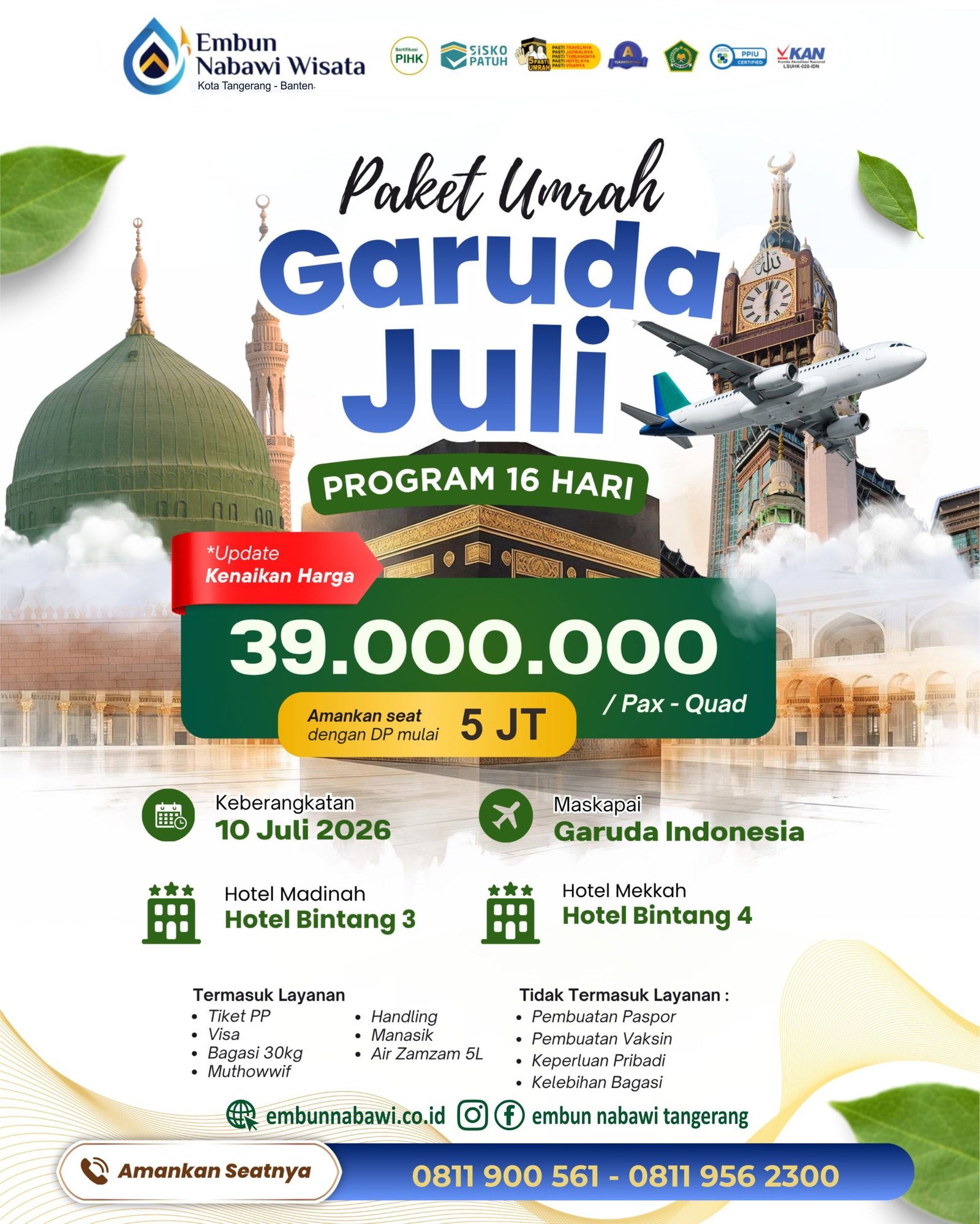 UMROH GARUDA 16 HARI