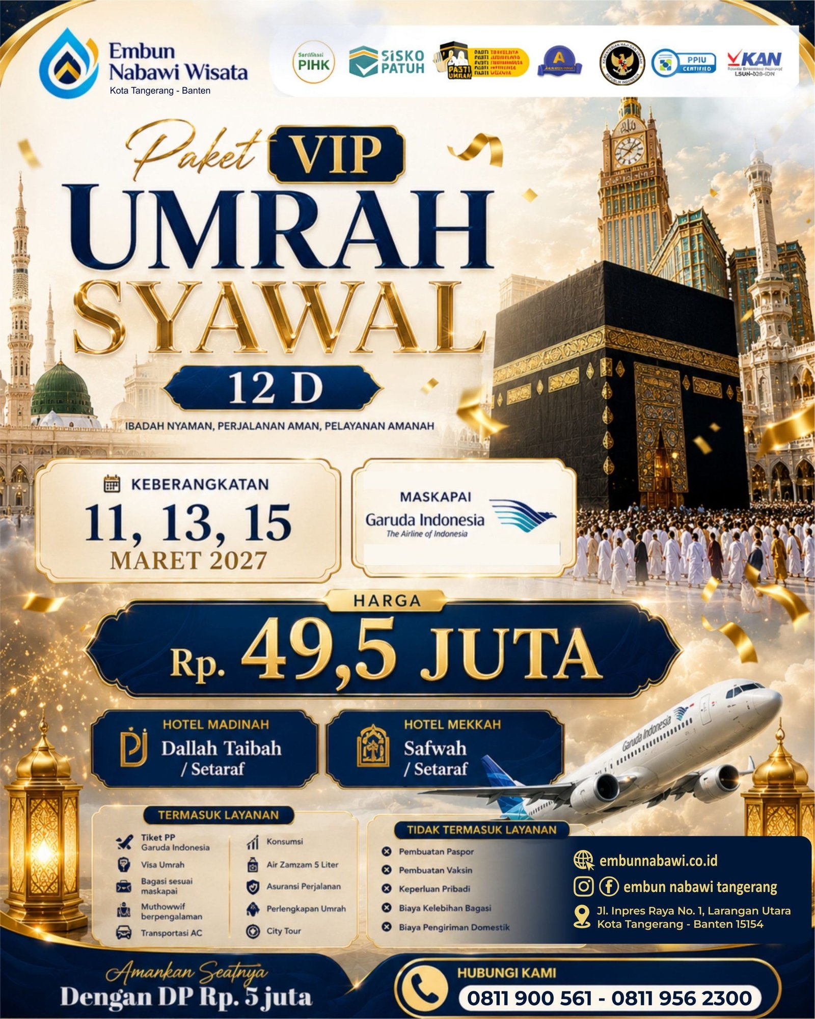 UMROH SYAWWAL VIP PROGRAM 12 HARI
