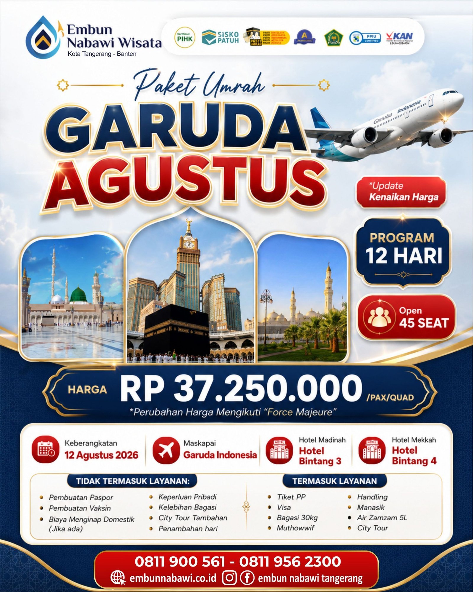 UMROH AGUSTUS 12 HARI GARUDA