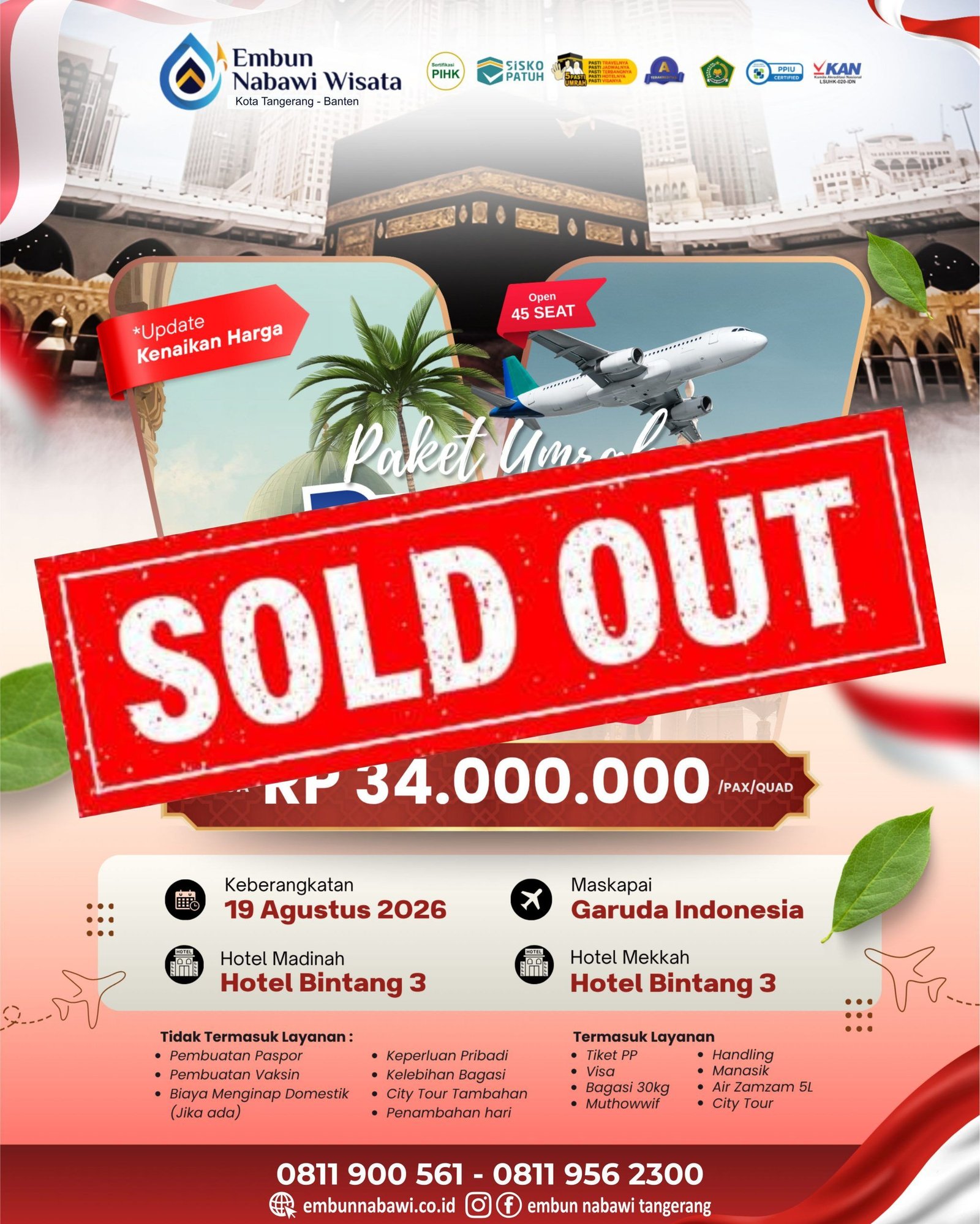 PAKET UMROH PROMO 12 HARI GARUDA