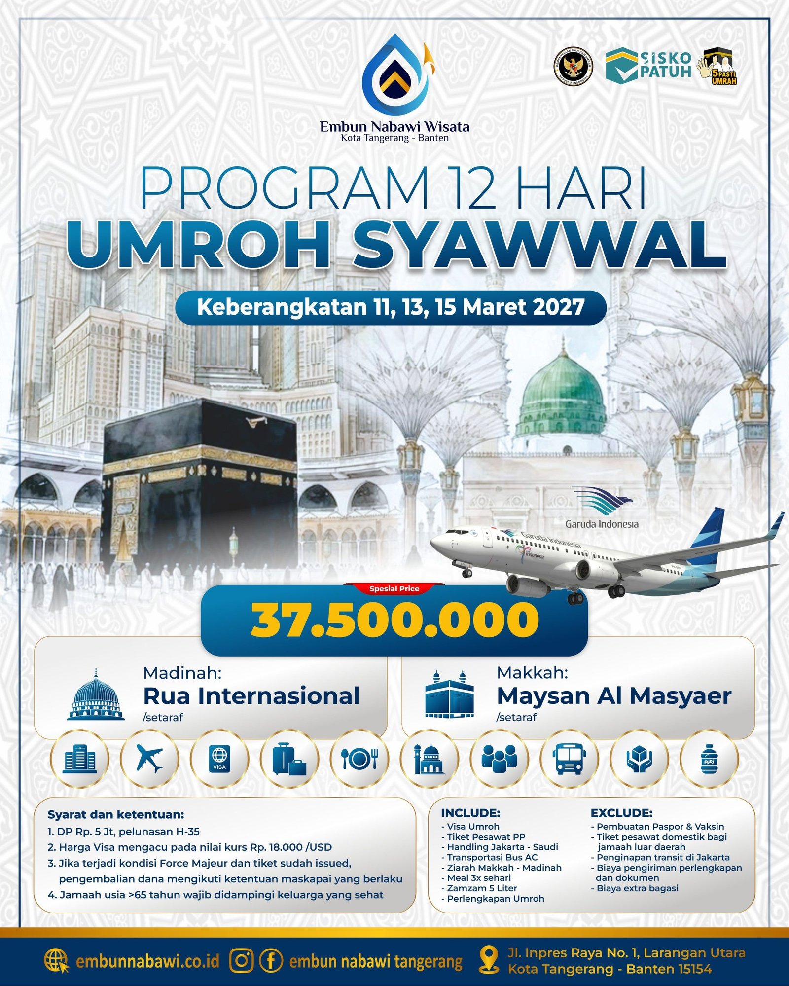UMROH SYAWWAL 2027 PROGRAM 12 HARI